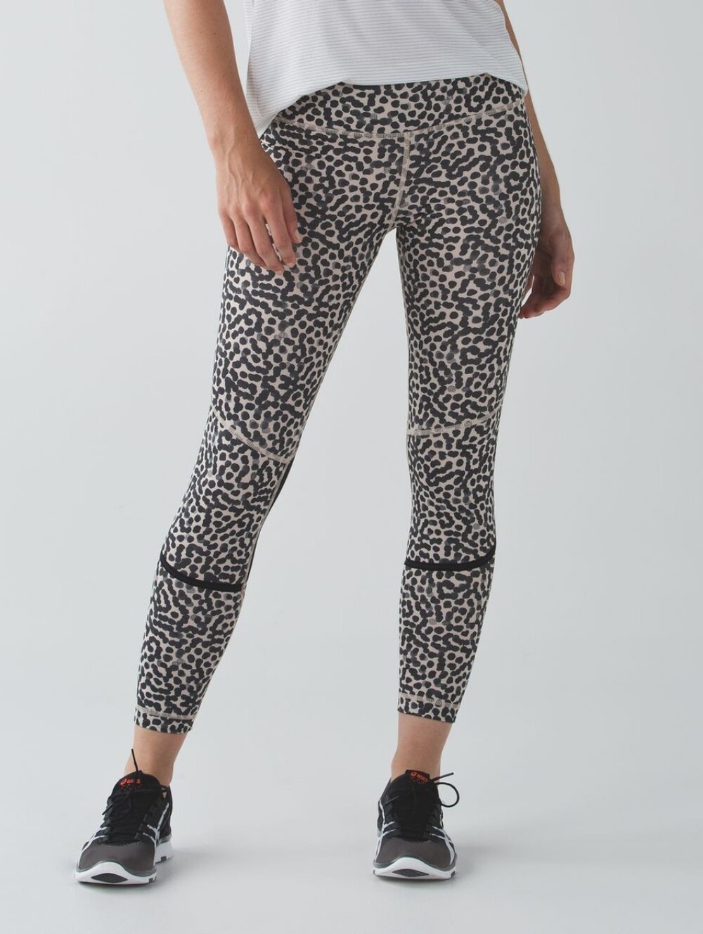 Lululemon Pedal To The Medal Tight Animal Print Leopard Ace Spot Grain Black 2